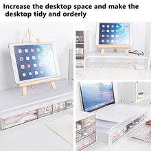 Load image into Gallery viewer, Computer Elevated Rack Monitor Bracket Storage Rack,Style:, Single Layer, Lengthen Single Layer, Double Layer, Single Layer+Three Layers, Double Layer+Three Layers