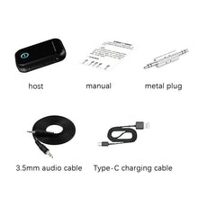 Load image into Gallery viewer, Car Bluetooth 5.0 Audio Receiver 3.5mm Bluetooth Converter, 5.0 Audio Receiver