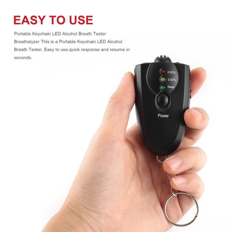 Car Portable Mini LED Air Blow Alcohol Tester, LED Air Blow