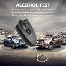 Load image into Gallery viewer, Car Portable Mini LED Air Blow Alcohol Tester, LED Air Blow