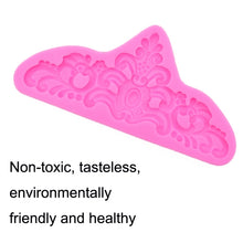 Load image into Gallery viewer, Retro Embossed Fondant Chocolate Cake Silicone Mold, Grey, Pink