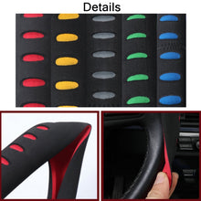 Load image into Gallery viewer, Sports Punched EVA Car Steering Wheel Cover, Size:, 38cm