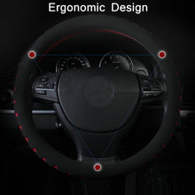 Load image into Gallery viewer, Sports Punched EVA Car Steering Wheel Cover, Size:, 38cm