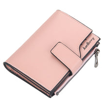 Load image into Gallery viewer, Baellerry N5013 Ladies Cropped Wallet Multi-Card Slot Zipper Buckle Coin Purse, Purple, Navy Blue, Black, Pink, Jujube Red, Gray Green, Grey, Brown, Dark Pink, Light Blue