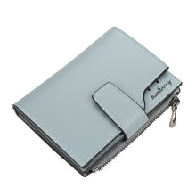 Load image into Gallery viewer, Baellerry N5013 Ladies Cropped Wallet Multi-Card Slot Zipper Buckle Coin Purse, Purple, Navy Blue, Black, Pink, Jujube Red, Gray Green, Grey, Brown, Dark Pink, Light Blue
