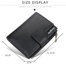 Load image into Gallery viewer, Baellerry N5013 Ladies Cropped Wallet Multi-Card Slot Zipper Buckle Coin Purse, Purple, Navy Blue, Black, Pink, Jujube Red, Gray Green, Grey, Brown, Dark Pink, Light Blue