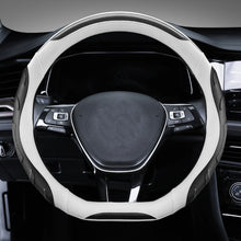 Load image into Gallery viewer, Leather Carbon Fiber Stitching Car Steering Wheel Set, Diameter:, 38cm