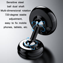Load image into Gallery viewer, Car Aluminum Alloy Magnetic Mobile Phone Holder, Black (Luminous), Red (Luminous), Silver (Luminous)