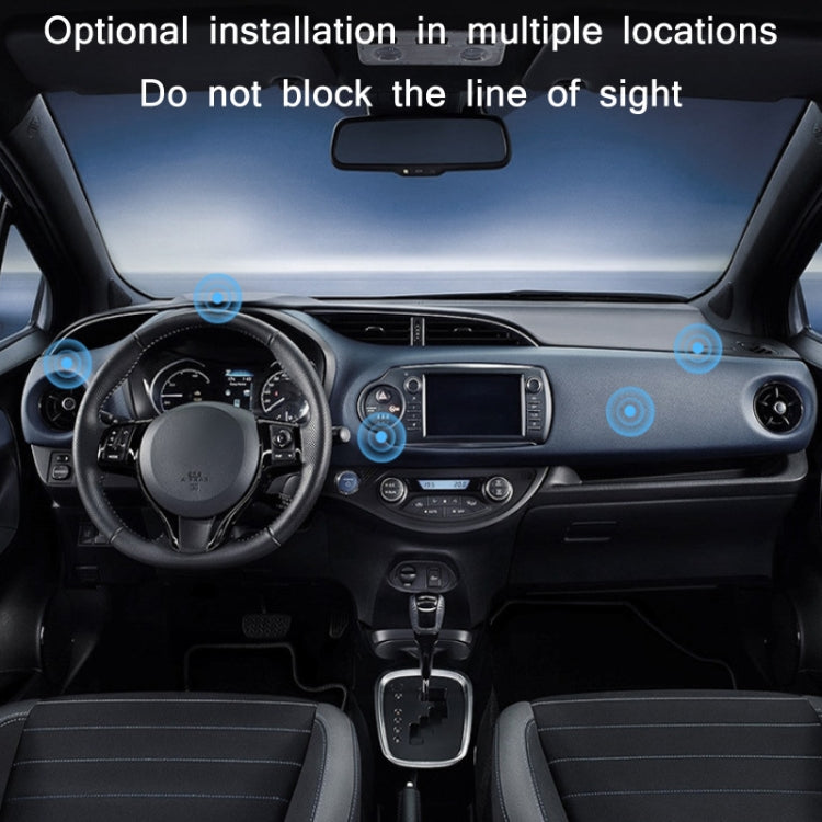 Car Aluminum Alloy Magnetic Mobile Phone Holder, Black (Luminous), Red (Luminous), Silver (Luminous)