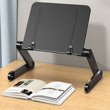 Load image into Gallery viewer, L03 Adjustable Lifting Reading Rack Book Holder Laptop Stand,Style：, Double Section Black, Double Section White, Single Section Black, Single Section White