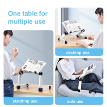 Load image into Gallery viewer, L03 Adjustable Lifting Reading Rack Book Holder Laptop Stand,Style：, Double Section Black, Double Section White, Single Section Black, Single Section White