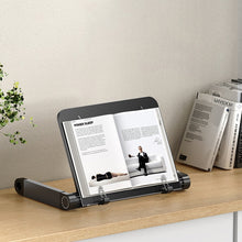 Load image into Gallery viewer, L03 Adjustable Lifting Reading Rack Book Holder Laptop Stand,Style：, Double Section Black, Double Section White, Single Section Black, Single Section White