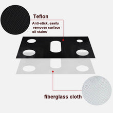 Load image into Gallery viewer, Gas Stove 5-hole Oil-proof Pad Teflon Protective Cover Anti-dirty Pad, 0.2mm, 0.3mm, 0.4mm