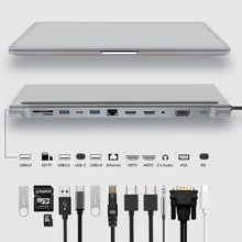 Load image into Gallery viewer, 12 In 1 Type C Laptop Smart Docking Station