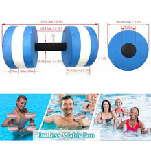 Load image into Gallery viewer, 1pair Water Floating Dumbbell EVA Foam Swimming Pool Exercise Adjustable Dumbbell