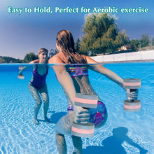 Load image into Gallery viewer, 1pair Water Floating Dumbbell EVA Foam Swimming Pool Exercise Adjustable Dumbbell