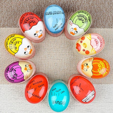 Load image into Gallery viewer, Boiled Egg Timer Reminder Color-changing Cartoon Egg Timer, Specification: Japanese, Yellow Chick, Red Chick, Green Chick, Purple Chick, Orange Chick, Pink Chick, Blue Alphabet, Japanese