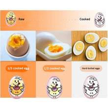 Load image into Gallery viewer, Boiled Egg Timer Reminder Color-changing Cartoon Egg Timer, Specification: Japanese, Yellow Chick, Red Chick, Green Chick, Purple Chick, Orange Chick, Pink Chick, Blue Alphabet, Japanese