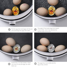 Load image into Gallery viewer, Boiled Egg Timer Reminder Color-changing Cartoon Egg Timer, Specification: Japanese, Yellow Chick, Red Chick, Green Chick, Purple Chick, Orange Chick, Pink Chick, Blue Alphabet, Japanese