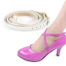 Load image into Gallery viewer, Cross Section High Heels Leather Shoes Anti-Heel Laces