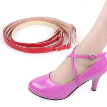 Load image into Gallery viewer, Cross Section High Heels Leather Shoes Anti-Heel Laces