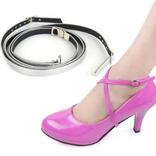 Load image into Gallery viewer, Cross Section High Heels Leather Shoes Anti-Heel Laces