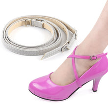 Load image into Gallery viewer, Cross Section High Heels Leather Shoes Anti-Heel Laces