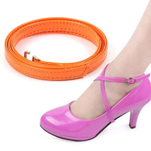 Load image into Gallery viewer, Cross Section High Heels Leather Shoes Anti-Heel Laces
