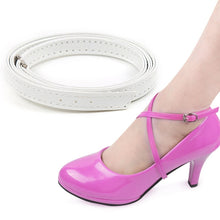 Load image into Gallery viewer, Cross Section High Heels Leather Shoes Anti-Heel Laces
