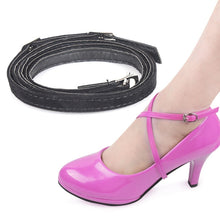 Load image into Gallery viewer, Cross Section High Heels Leather Shoes Anti-Heel Laces