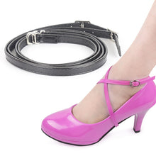 Load image into Gallery viewer, Cross Section High Heels Leather Shoes Anti-Heel Laces