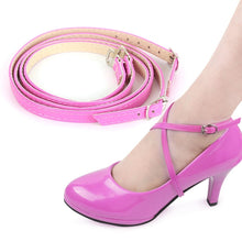 Load image into Gallery viewer, Cross Section High Heels Leather Shoes Anti-Heel Laces
