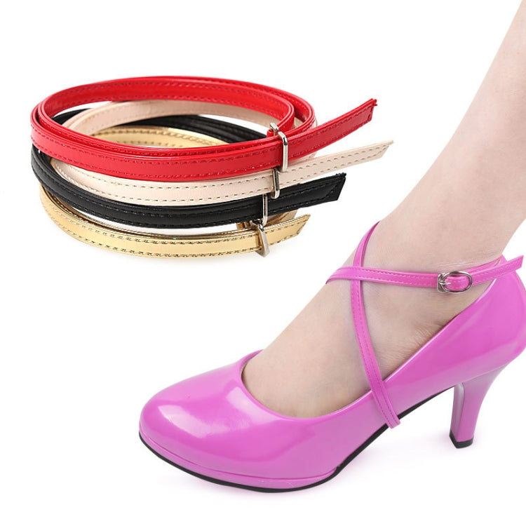 Cross Section High Heels Leather Shoes Anti-Heel Laces