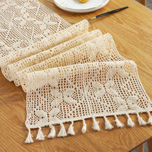 Load image into Gallery viewer, Widened And Stitched Rustic Knitted Hollow Tablecloth, 30x140cm, 30x160cm, 30x180cm, 30x200cm, 30x220cm, 30x240cm, 30x260cm, 30x280cm, 30x300cm
