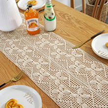 Load image into Gallery viewer, Widened And Stitched Rustic Knitted Hollow Tablecloth, 30x140cm, 30x160cm, 30x180cm, 30x200cm, 30x220cm, 30x240cm, 30x260cm, 30x280cm, 30x300cm