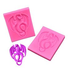 Load image into Gallery viewer, 2 PCS Pterodactyl Chocolate Cake Clay Decoration DIY Silicone Mold, DIY Silicone Mold