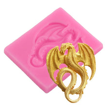 Load image into Gallery viewer, 2 PCS Pterodactyl Chocolate Cake Clay Decoration DIY Silicone Mold, DIY Silicone Mold