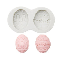 Load image into Gallery viewer, 2 PCS Chocolate Baking Clay Silicone Mold, Specification: Three Rabbits, Three Rabbits, Double Egg, Carrot Rabbit, Bouquet Bunny