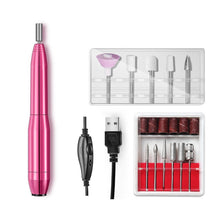 Load image into Gallery viewer, Aluminum Alloy Nail Grinding Machine USB Electric Nail Polish Remover, Nail Polish Remover(Rose Pink), Nail Polish Remover(Silver), Nail Polish Remover(Gold)
