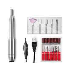 Load image into Gallery viewer, Aluminum Alloy Nail Grinding Machine USB Electric Nail Polish Remover, Nail Polish Remover(Rose Pink), Nail Polish Remover(Silver), Nail Polish Remover(Gold)
