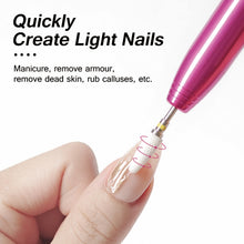 Load image into Gallery viewer, Aluminum Alloy Nail Grinding Machine USB Electric Nail Polish Remover, Nail Polish Remover(Rose Pink), Nail Polish Remover(Silver), Nail Polish Remover(Gold)