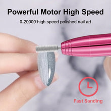 Load image into Gallery viewer, Aluminum Alloy Nail Grinding Machine USB Electric Nail Polish Remover, Nail Polish Remover(Rose Pink), Nail Polish Remover(Silver), Nail Polish Remover(Gold)