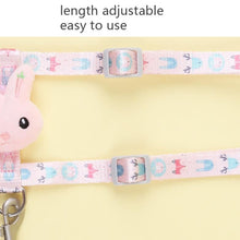 Load image into Gallery viewer, Rabbit Head Type Cat Traction Rope Anti-breakaway Adjustable Cat Leash, Small Suitable for Within 3kg, Large Suitable for 3-6kg