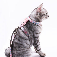 Load image into Gallery viewer, Rabbit Head Type Cat Traction Rope Anti-breakaway Adjustable Cat Leash, Small Suitable for Within 3kg, Large Suitable for 3-6kg