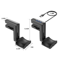 Load image into Gallery viewer, Multifunctional Headphone Clip-type Punch-free Hanger, T9, with HUB, with Type-C