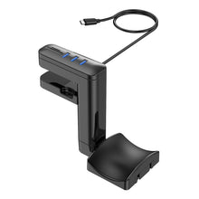 Load image into Gallery viewer, Multifunctional Headphone Clip-type Punch-free Hanger, T9, with HUB, with Type-C