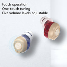 Load image into Gallery viewer, Older Young Sound Amplifier Sound Collector Hearing Aid, (Red Blue), (Black), (White)