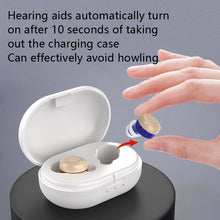 Load image into Gallery viewer, Older Young Sound Amplifier Sound Collector Hearing Aid, (Red Blue), (Black), (White)