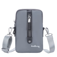 Load image into Gallery viewer, Baellerry Men Shoulder Bag Simple Casual Large Capacity Messenger Bag Business Zipper Wallet, Blue, Black, Grey