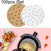 Load image into Gallery viewer, Air Fryer Special Paper Pad Grilled Meat Paper Oil Absorbed Paper, Color Random Delivery, Round With Hole (15cm), Round Without Hole (15cm), Round With Hole (16cm), Round Without Hole (16cm), Round With Hole (18cm), Round Without Hole (18cm)           ...